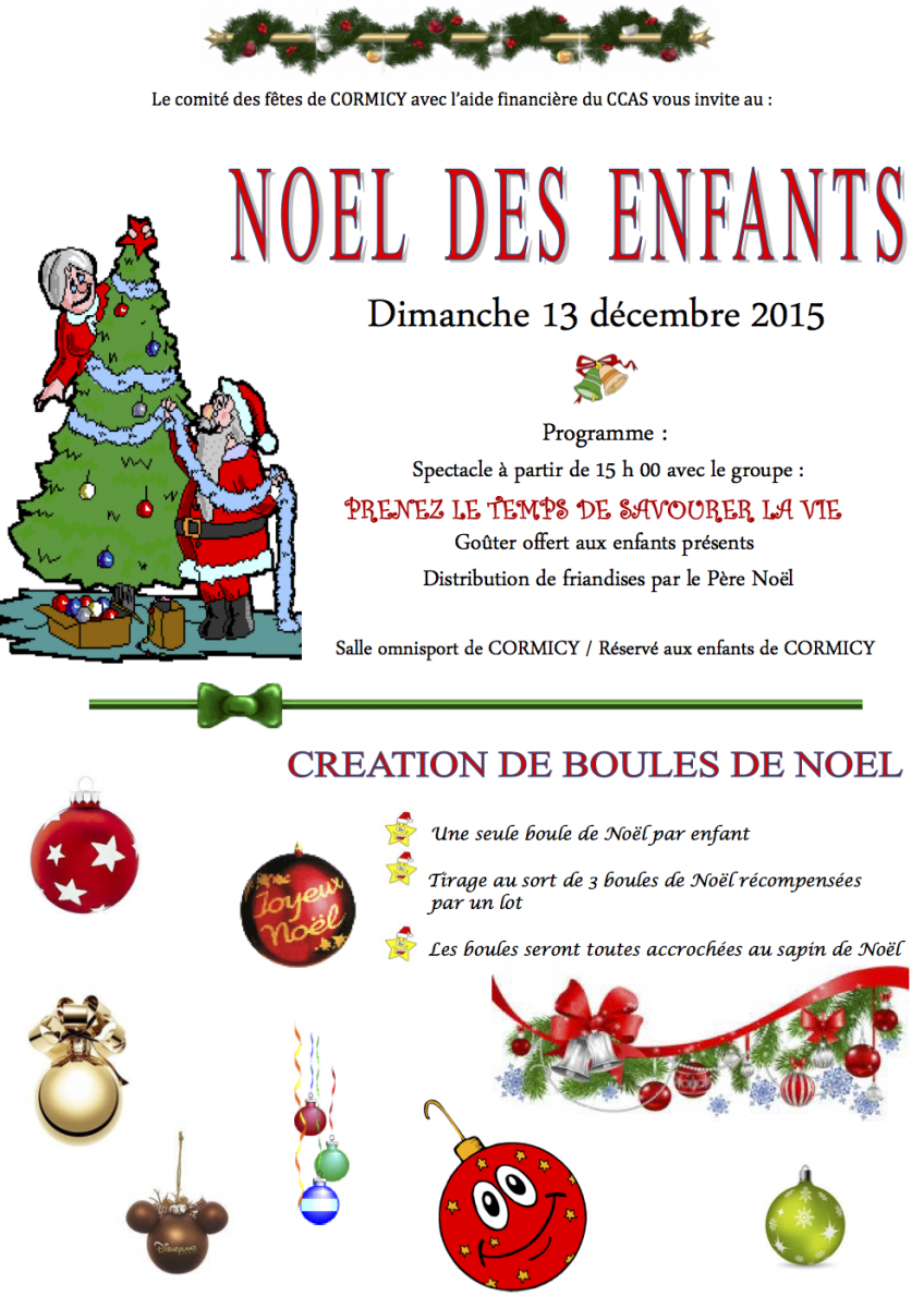 Noël des enfants, Cormicy